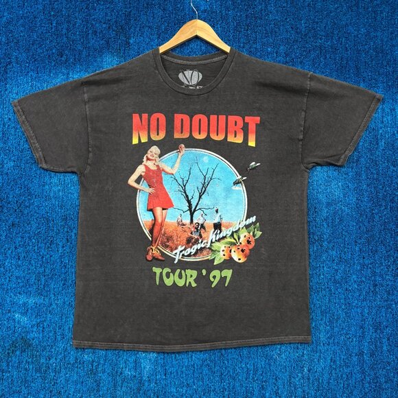 No Doubt Tragic Kingdom 97 Tour Setlist Ska Punk Band Tee L - Picture 1 of 4